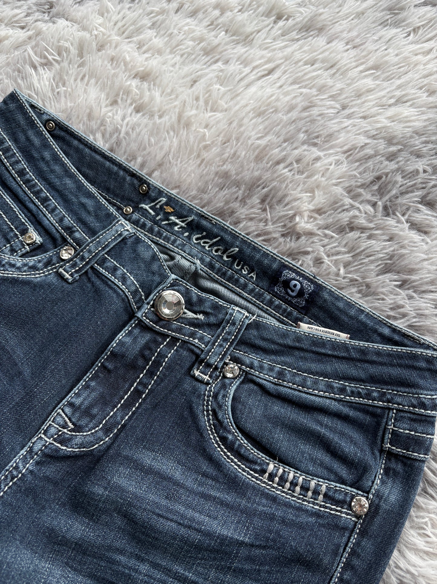 Y2K Style Bootcut Jeans (S-M Damen)