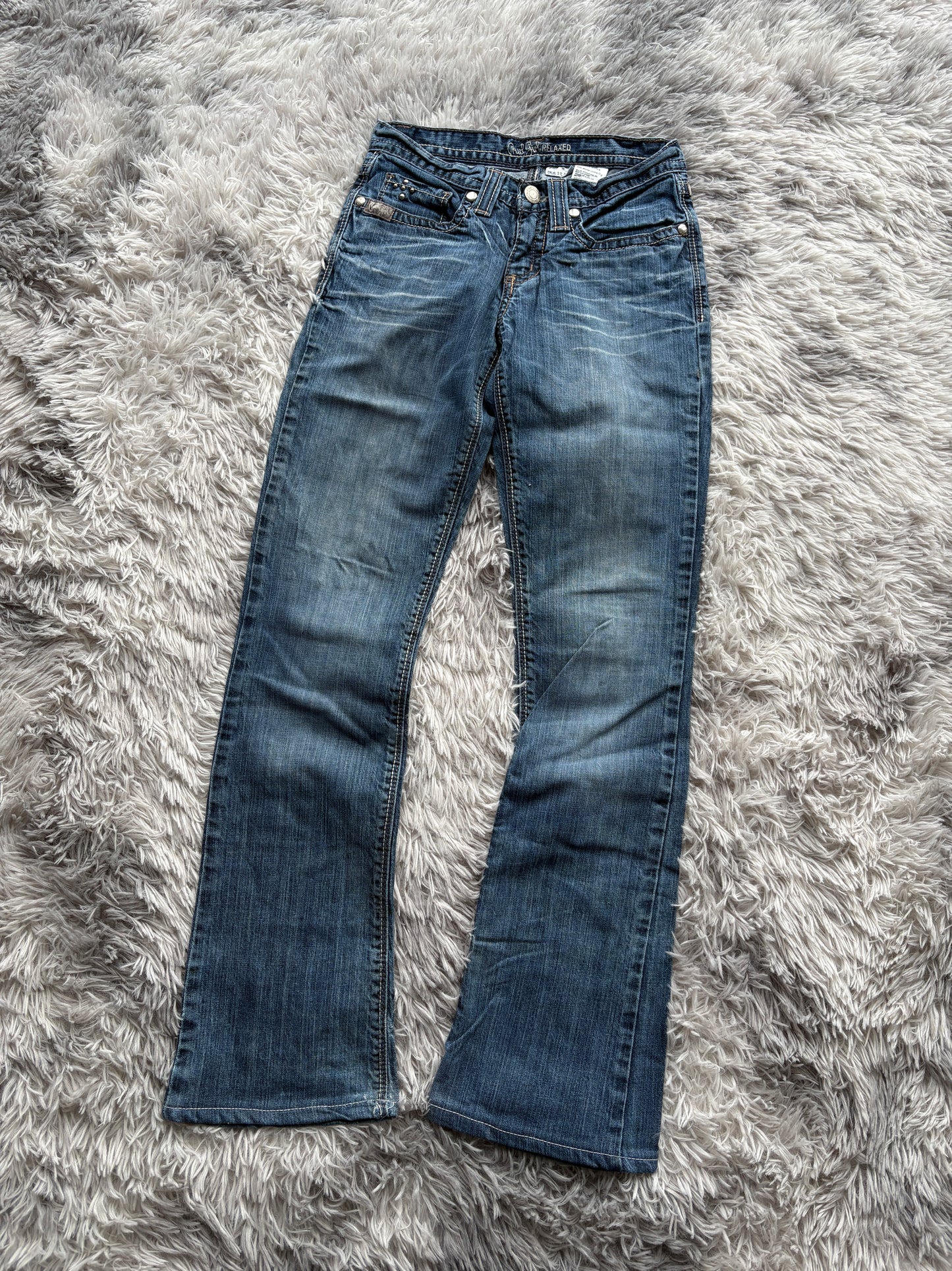 Y2K Style Bootcut Jeans (XS-S Damen)