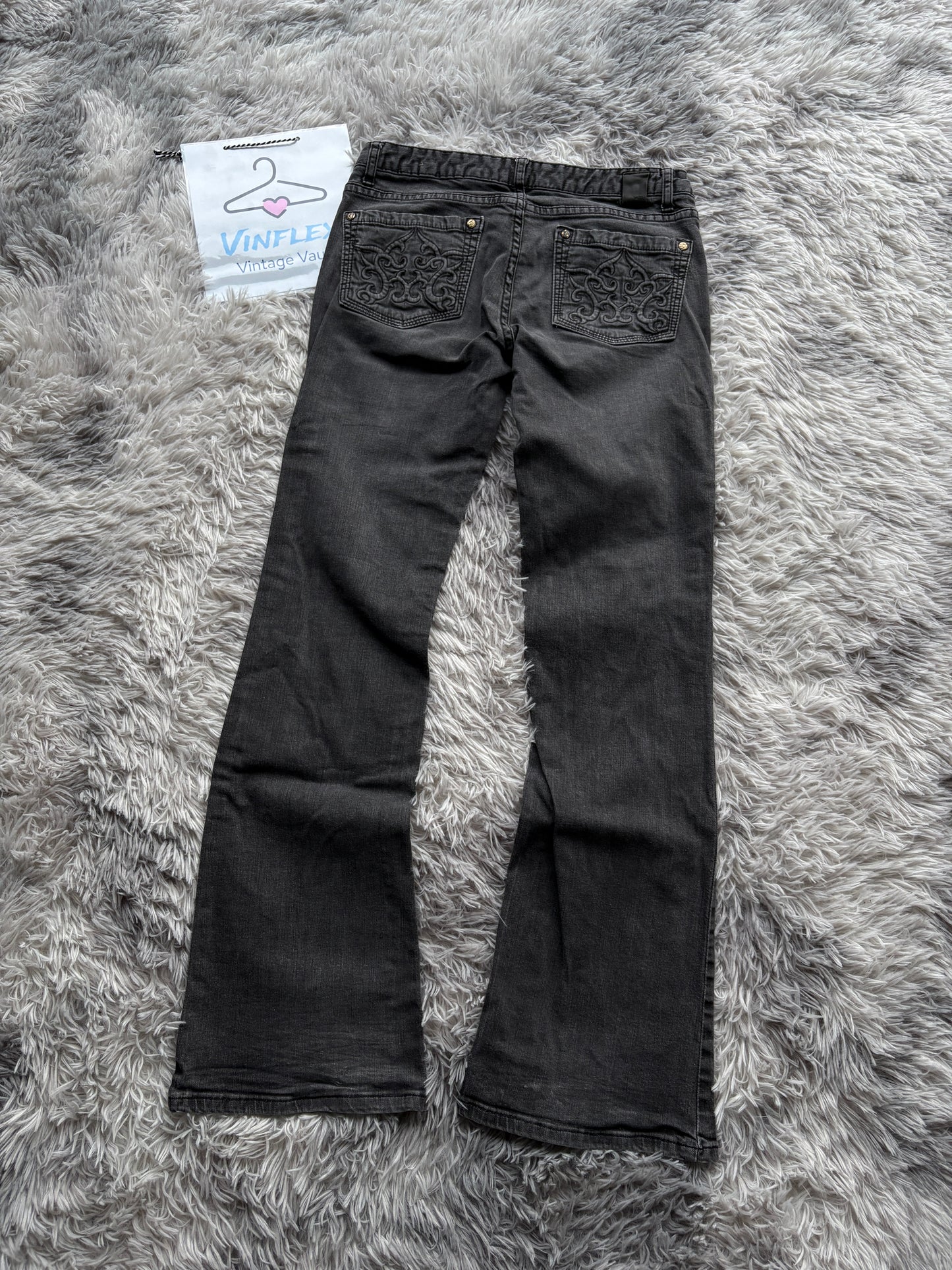Y2K Bootcut Jeans (S-M Damen)
