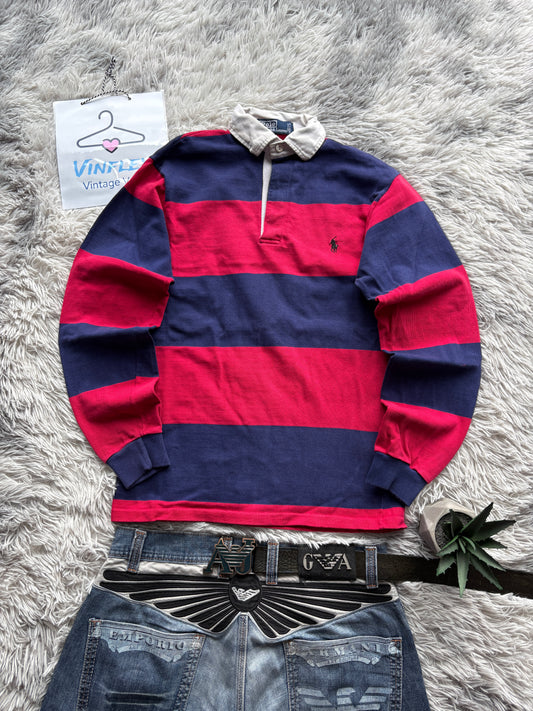 Ralph Lauren langarm Polo (M)