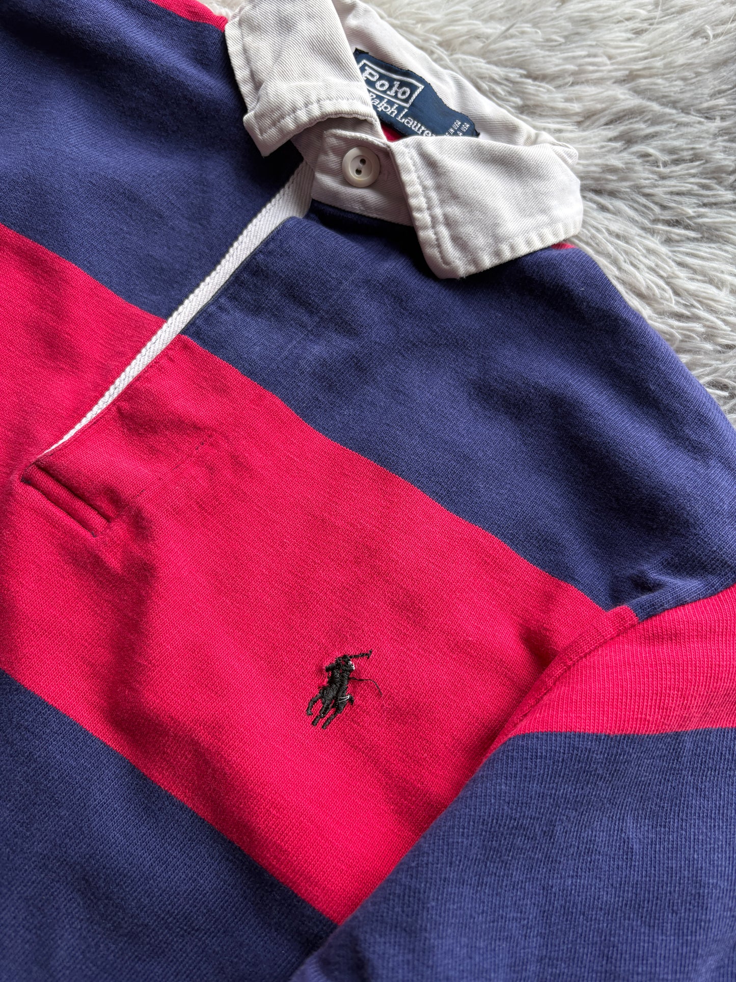 Ralph Lauren langarm Polo (M)