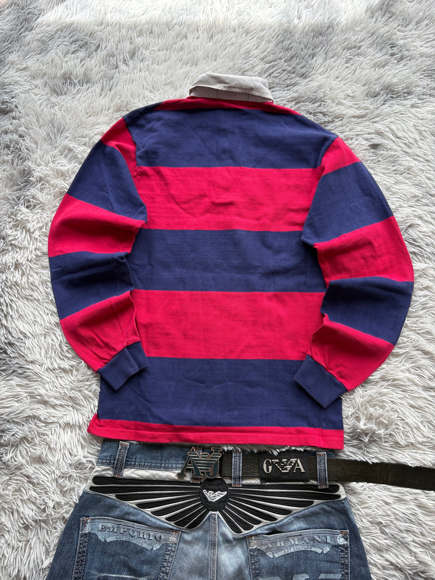 Ralph Lauren langarm Polo (M)