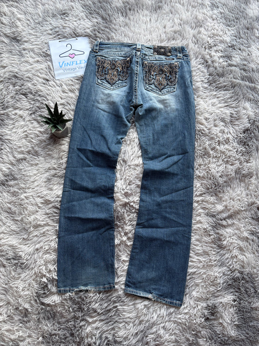 Miss me Regular Fit Jeans (Size 33)