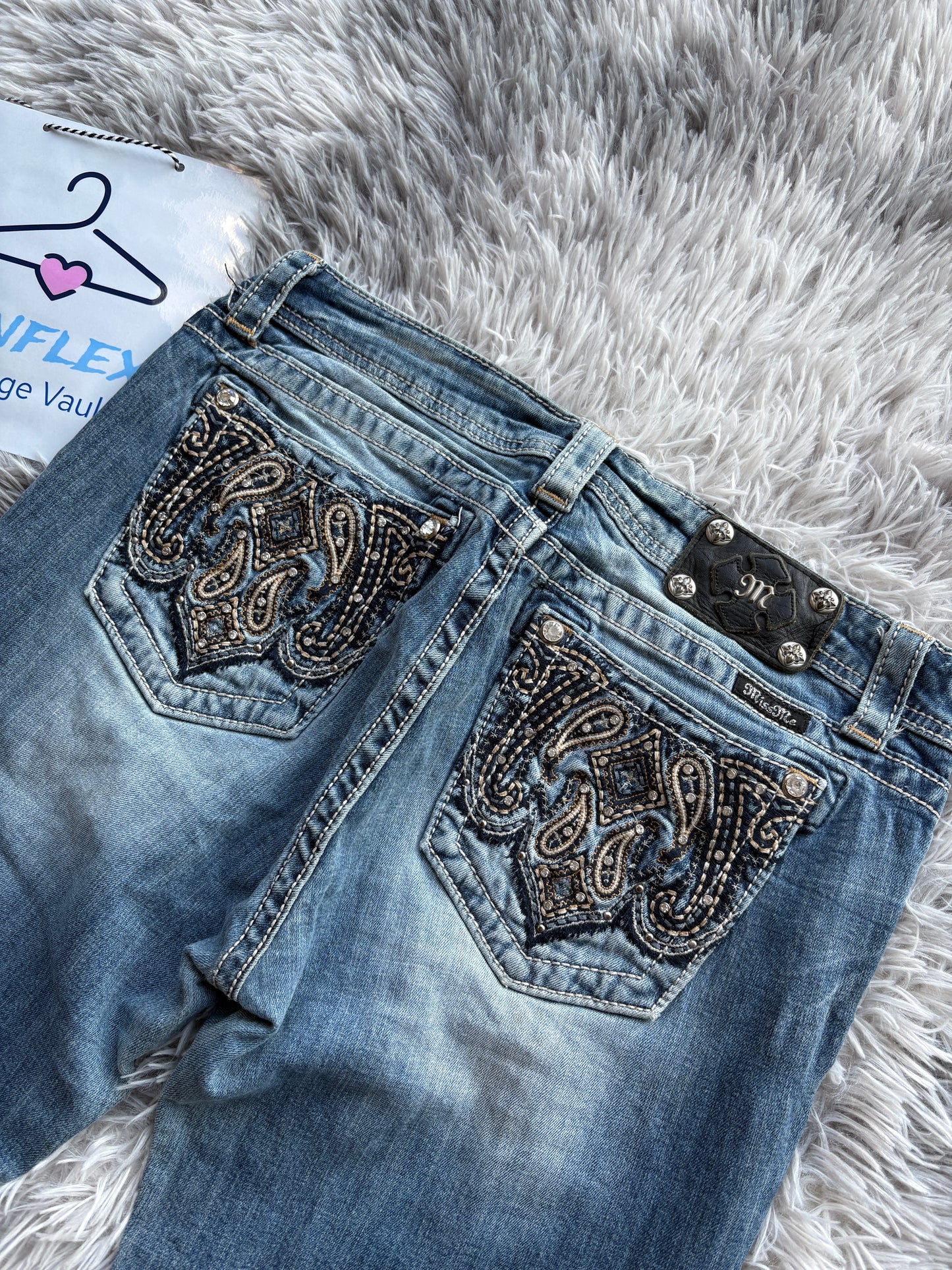 Miss me Regular Fit Jeans (Size 33)