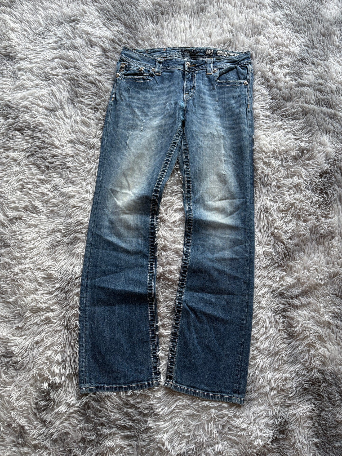 Miss me Regular Fit Jeans (Size 33)