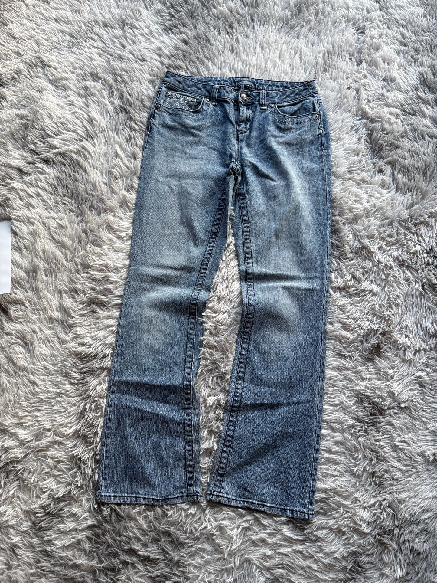 Y2K Style Bootcut Damen Jeans (W31 L31)